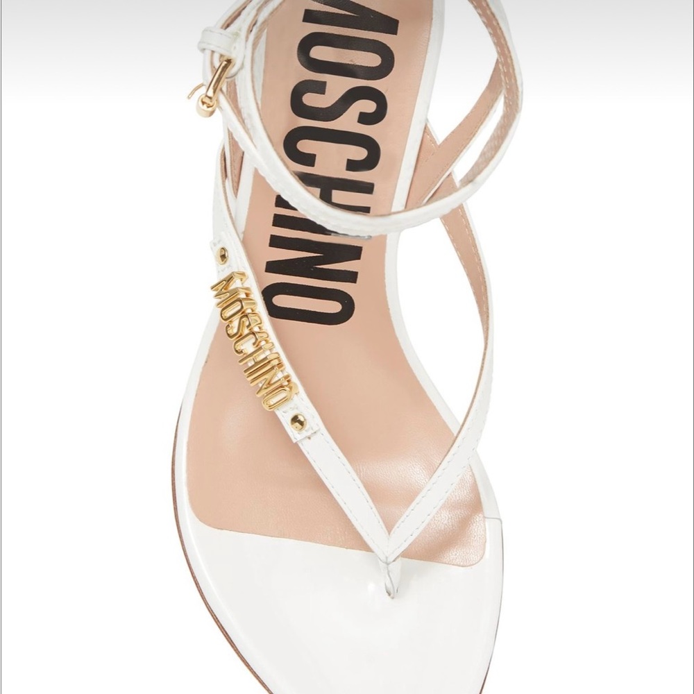 Moschino Ankle Strap Thong Sandal (Women) - Picture 2 of 9